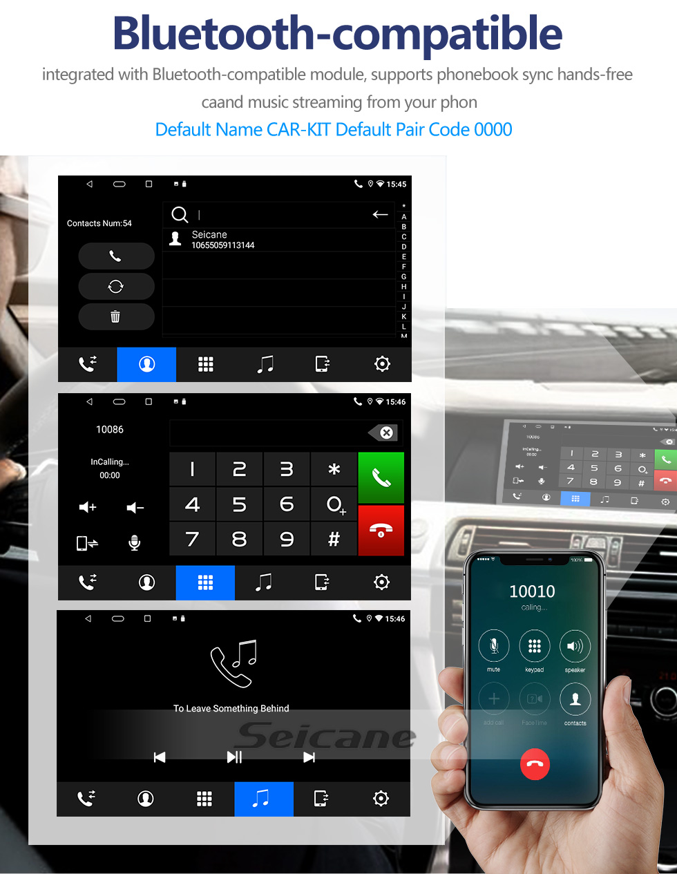 Seicane 9 Zoll Android 13.0 für 2017+ IVECO DAILY Stereo-GPS-Navigationssystem mit Bluetooth-Touchscreen-Unterstützung Rückfahrkamera