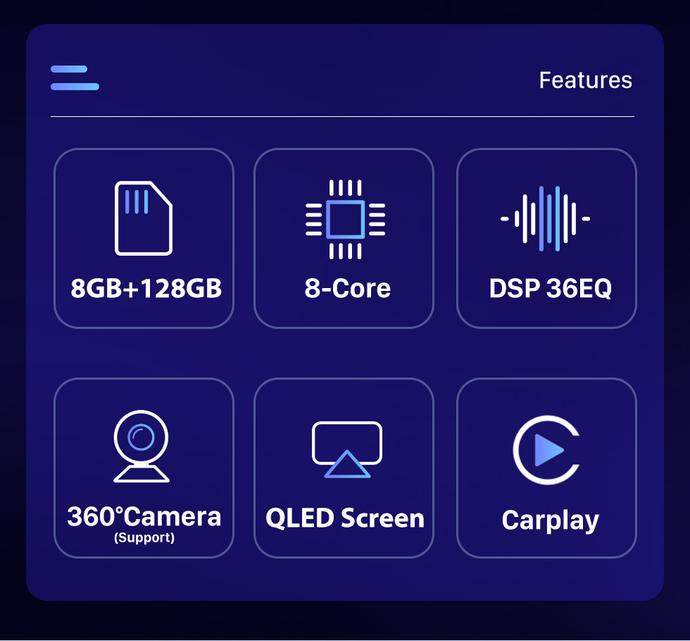 Seicane Tela sensível ao toque de 9,7 polegadas Android 10.0 estéreo para rádio de reposição Dodge Ram 2013-2018 com Carplay integrado Bluetooth GPS com suporte para controle de volante