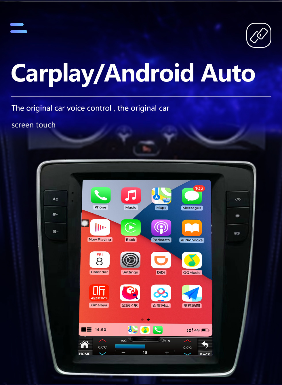Seicane 9,7-дюймовый Android 10.0 HD с сенсорным экраном GPS-навигация Радио для Bentley Flying Spur Continental 2012-2019 годов с поддержкой Bluetooth Carplay TPMS AHD-камера