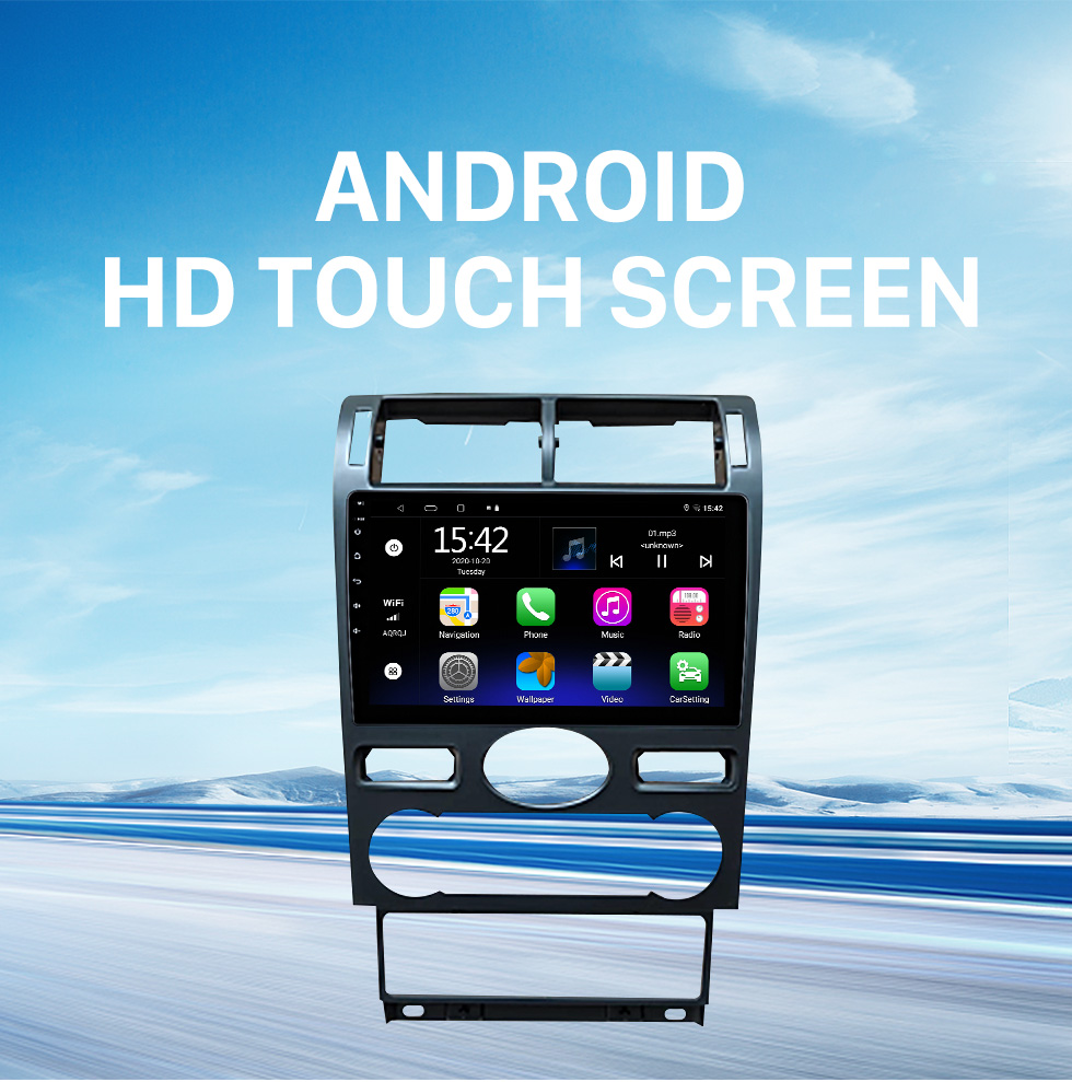 Seicane 9 Zoll Android 10.0 für 2014 CHANGAN CX20 Stereo-GPS-Navigationssystem mit Bluetooth-Touchscreen-Unterstützung Rückfahrkamera