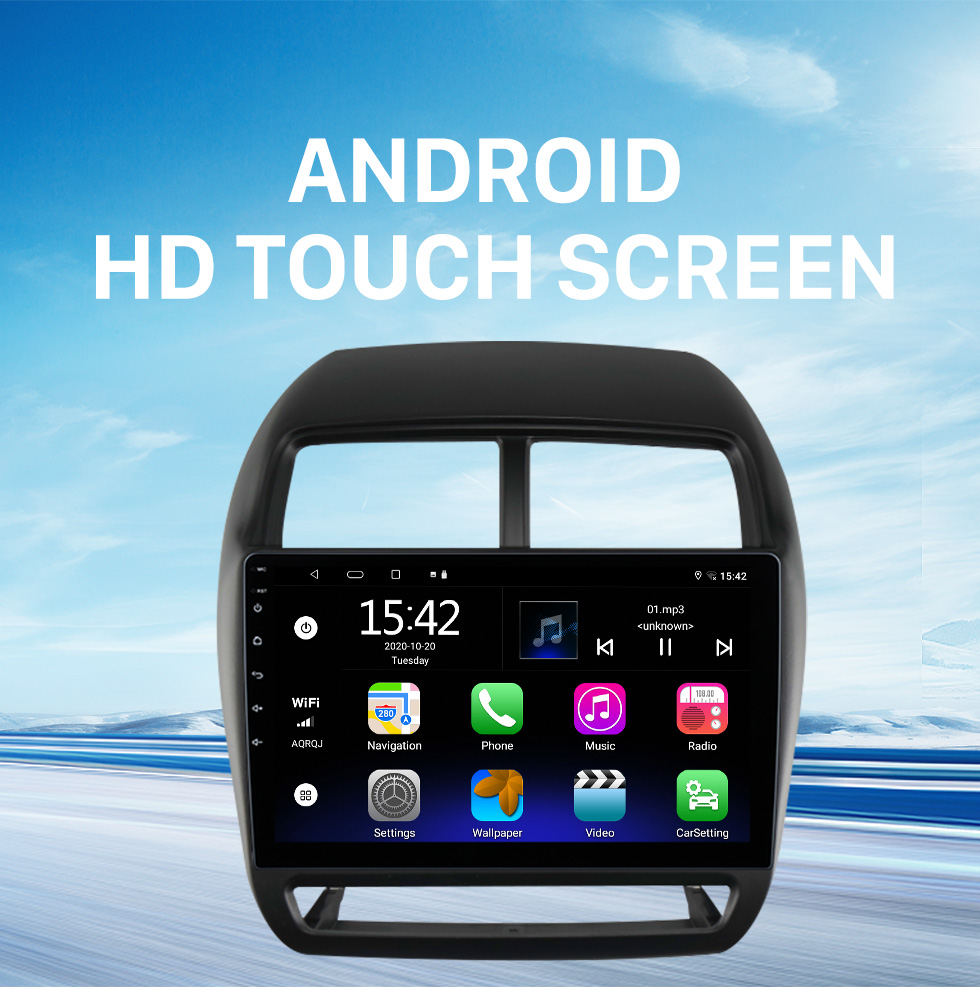 Seicane Android 10.0 de 9 polegadas para 2017+ IVECO DAILY sistema de navegação GPS estéreo com suporte a tela de toque Bluetooth câmera retrovisor