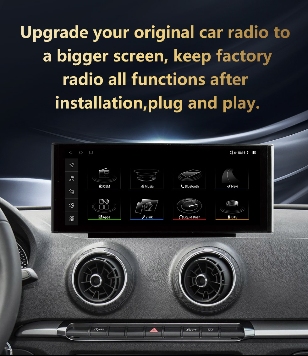 Android Auto Radio Carplay Audi A3 8V 2013-2018