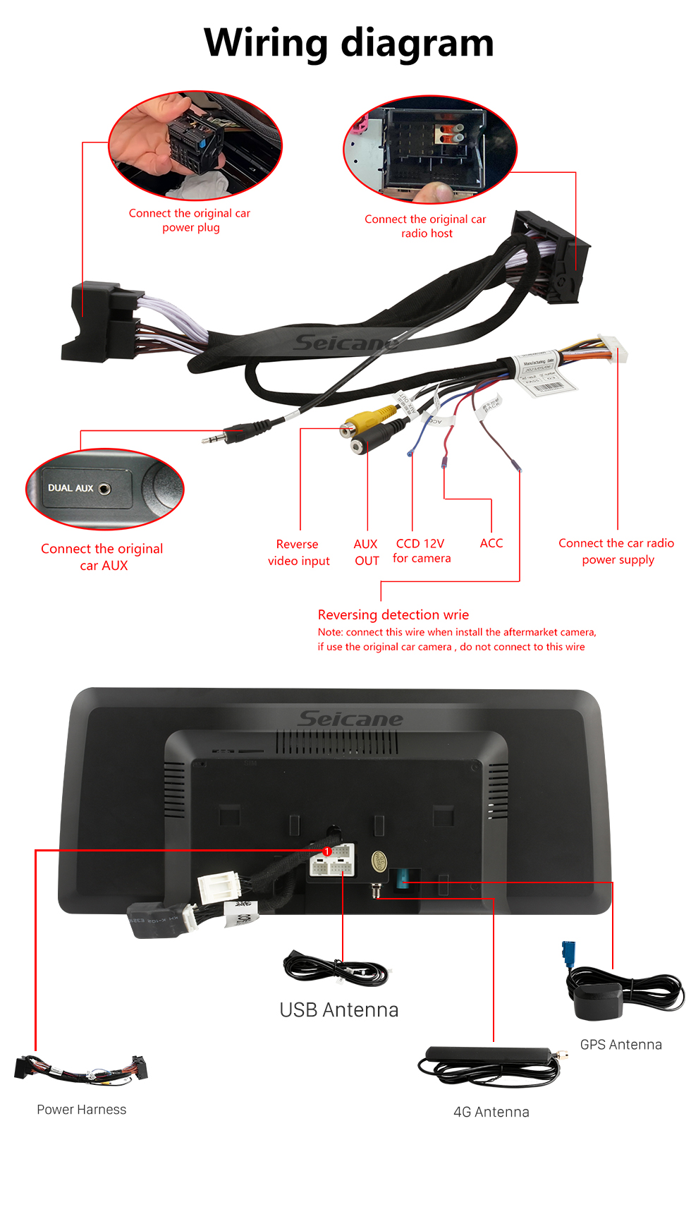 Seicane Android 10.0 pour BMW E87 2006-2012 Radio 10,25 pouces HD écran tactile système de navigation GPS avec prise en charge Bluetooth Carplay SWC