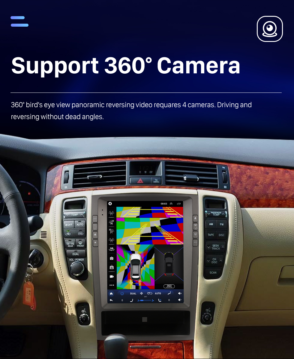 Seicane Carplay OEM 10,4 pouces Android 10.0 pour 2014 2015 2016 2017 Jeep Grand Cherokee SRT Radio Système de navigation GPS automatique Android avec écran tactile HD Prise en charge Bluetooth OBD2 DVR