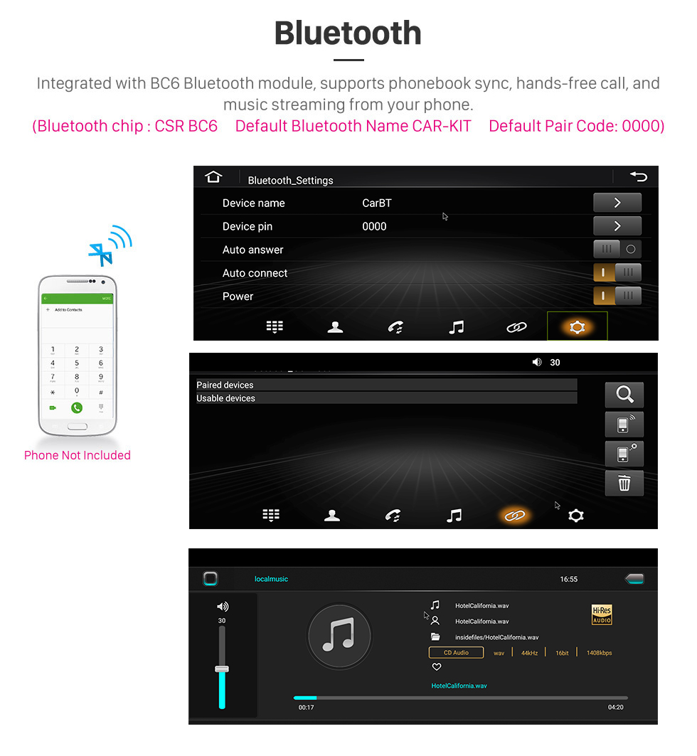 Seicane Android 12.0 Carplay 12,3 pouces Écran complet pour 2012 2013 2014-2016 HYUNDAI Elantra Radio de navigation GPS avec Bluetooth