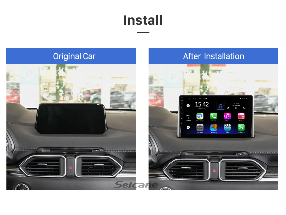 Carplay Radio Hd Touchscreen For 2018 Mazda Cx 5 Gps Navigation System 