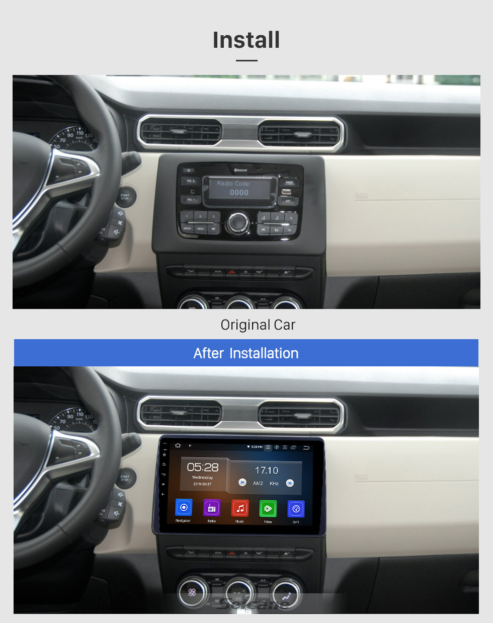 10 1 Zoll Android 9 0 Radio Fur 2018 Renault Duster