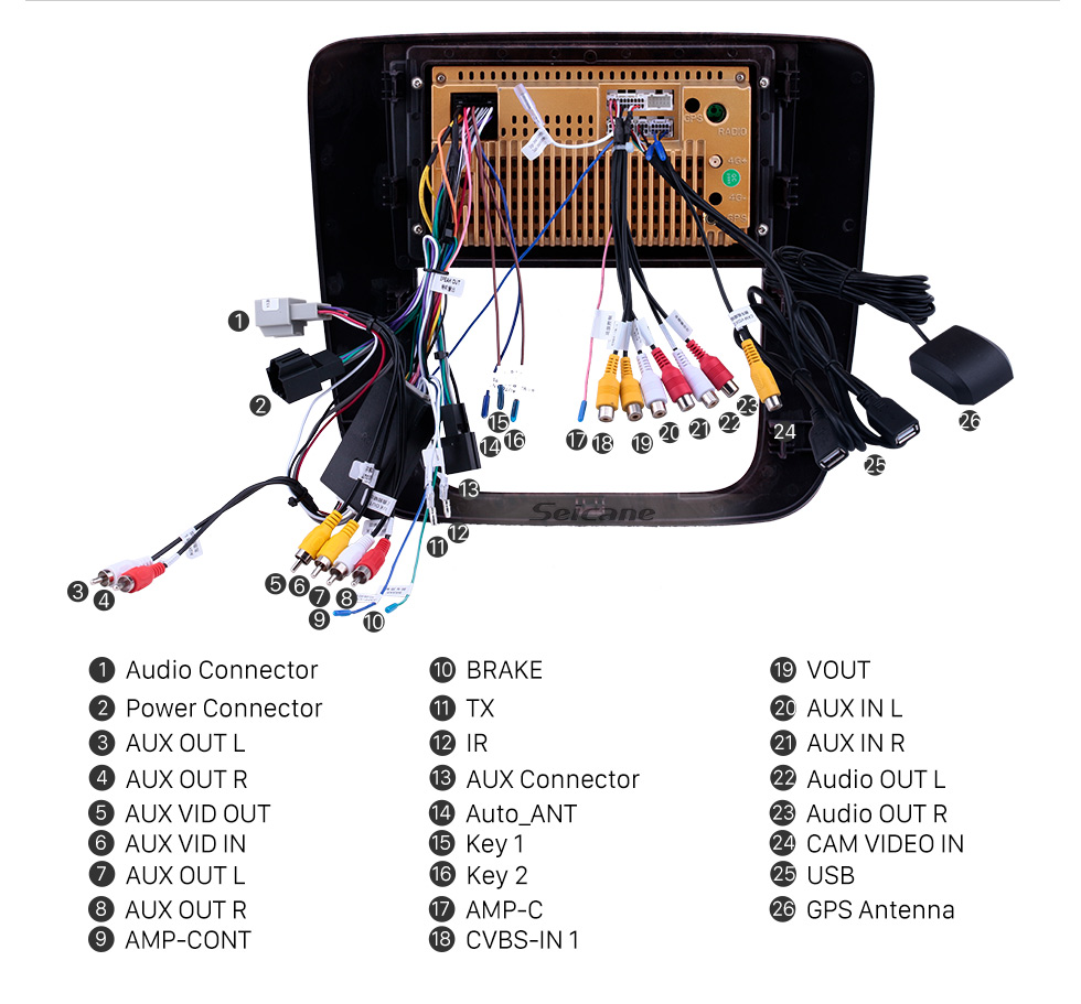 Android 8.1 9 inch GPS Navigation Radio for 2007-2012 GMC Yukon/Acadia ...