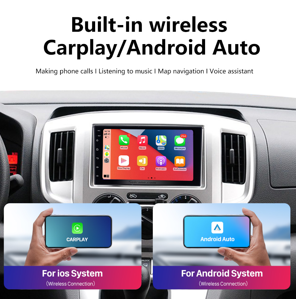 Seicane Universal 7 inch Android 13.0 Touchscreen Radio for Toyota Hyundai Kia Nissan Volkswagen Suzuki Honda with GPS Navigation System support Bluetooth Music Rear View Camera