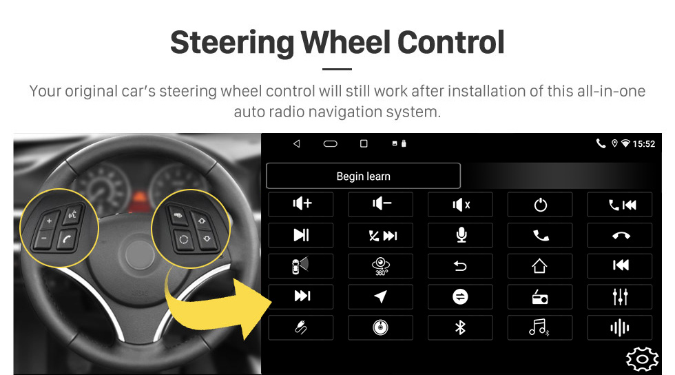 Seicane 10.1 pulgadas 2018 2019 Hyundai TUCSON Android 10.0 HD Pantalla táctil GPS Navi Radio con WIFI AUX Soporte Bluetooth RDS Carplay Control del volante