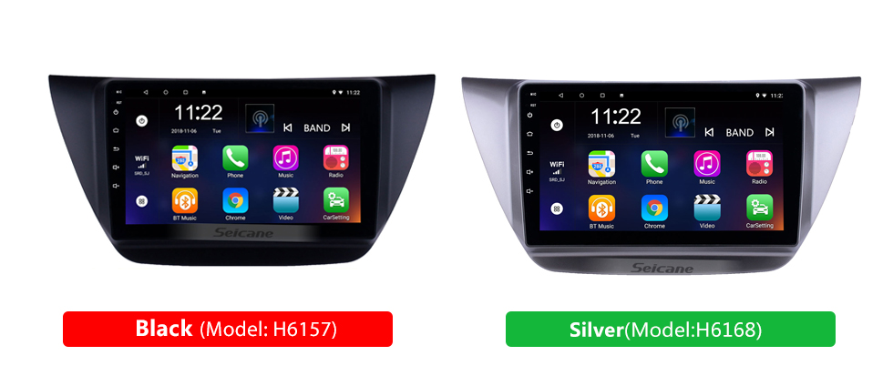 Seicane OEM 9 Zoll Android 13.0 Radio für 2006-2010 MITSUBISHI LANCER IX Bluetooth Wifi HD Touchscreen GPS-Navigation AUX USB-Unterstützung Carplay Backup-Kamera DVR
