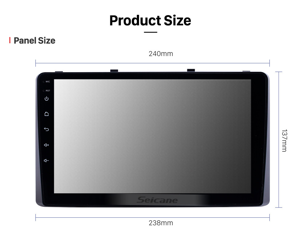 Seicane OEM 9 inch Android 12.0 Radio for 2010-2019 Kia Carnival with WIFI Bluetooth HD Touchscreen GPS Navigation support DVR Carplay