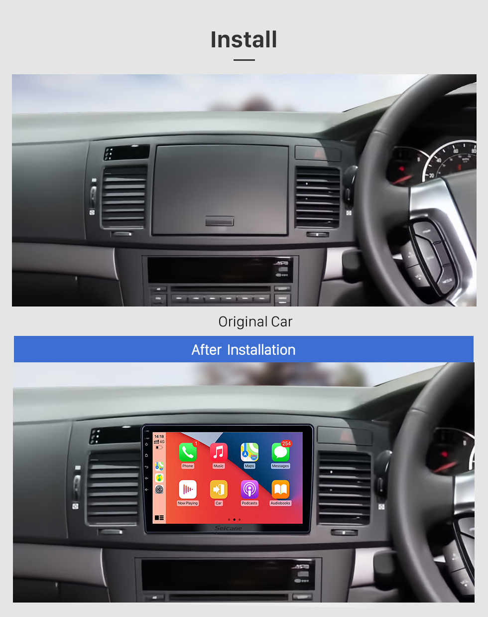Seicane Radio de navegación GPS Android 13.0 de 10.1 pulgadas para Chevy Chevrolet Pontiac Saturn 2005-2010 con pantalla táctil HD Soporte Bluetooth Carplay