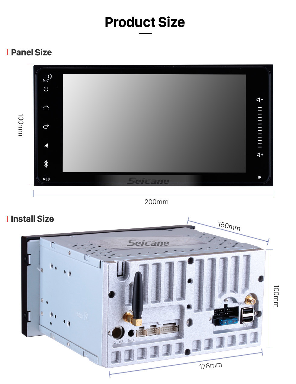 2 Din Android 11.0 radio Navigation System For 2001-2011 TOYOTA HILUX