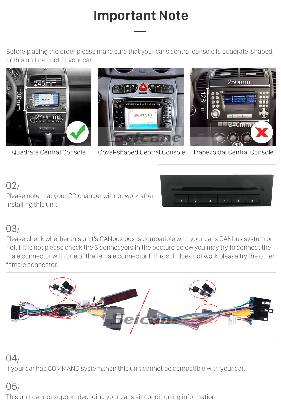 Seicane Radio de navegación GPS Android 10.0 de 9 pulgadas para VW Volkswagen Crafter Mercedes Benz Viano / Vito / B Clase B55 / Sprinter / A Clase A160 con Bluetooth WiFi Soporte de pantalla táctil Carplay DVR