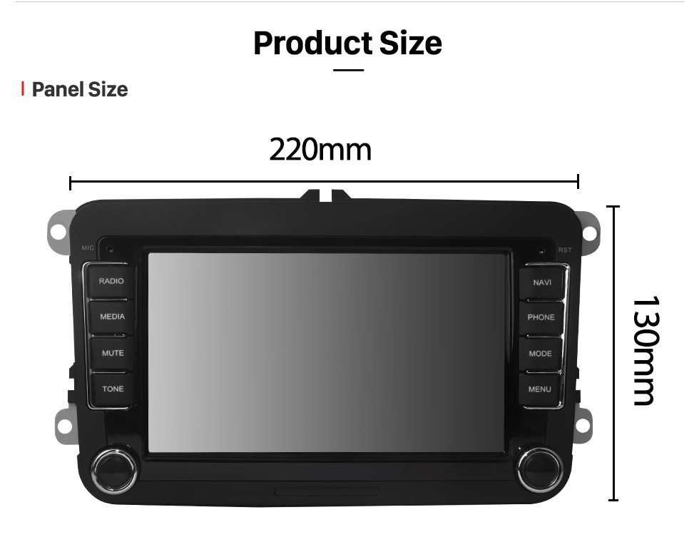 Seicane Android 13.0 for VW Volkswagen Universal Radio 7 inch HD Touchscreen GPS Navigation System With AUX Bluetooth support Digital TV Carplay