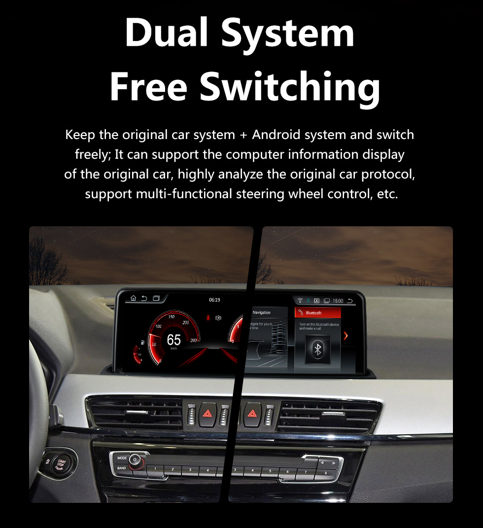 Seicane Für 2016-2019 2020 2021 2022 BMW X1 F48 X2 System Radio 12,3 Zoll Android 11.0 HD Touchscreen GPS Navigationssystem mit Bluetooth Unterstützung Carplay SWC