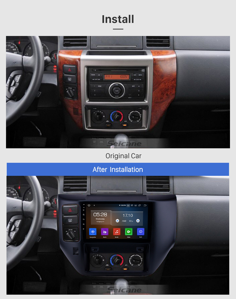 OEM 9 inch Android 10.0 Radio for 2011-2015 Nissan Patrol Bluetooth HD ...