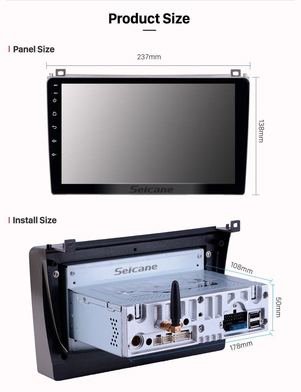 2006-2010 Proton GenⅡ Android 10.0 9 inch GPS Navigation Radio ...