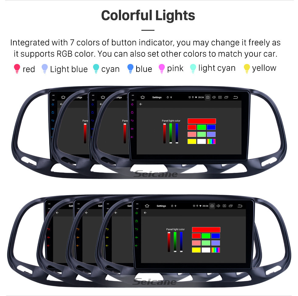 Seicane HD Touchscreen 9 Zoll für 2015 2016 2017 2018 2019 2019 Fiat Doblo Radio Android 11.0 GPS-Navigationssystem Bluetooth WIFI Carplay unterstützt DSP