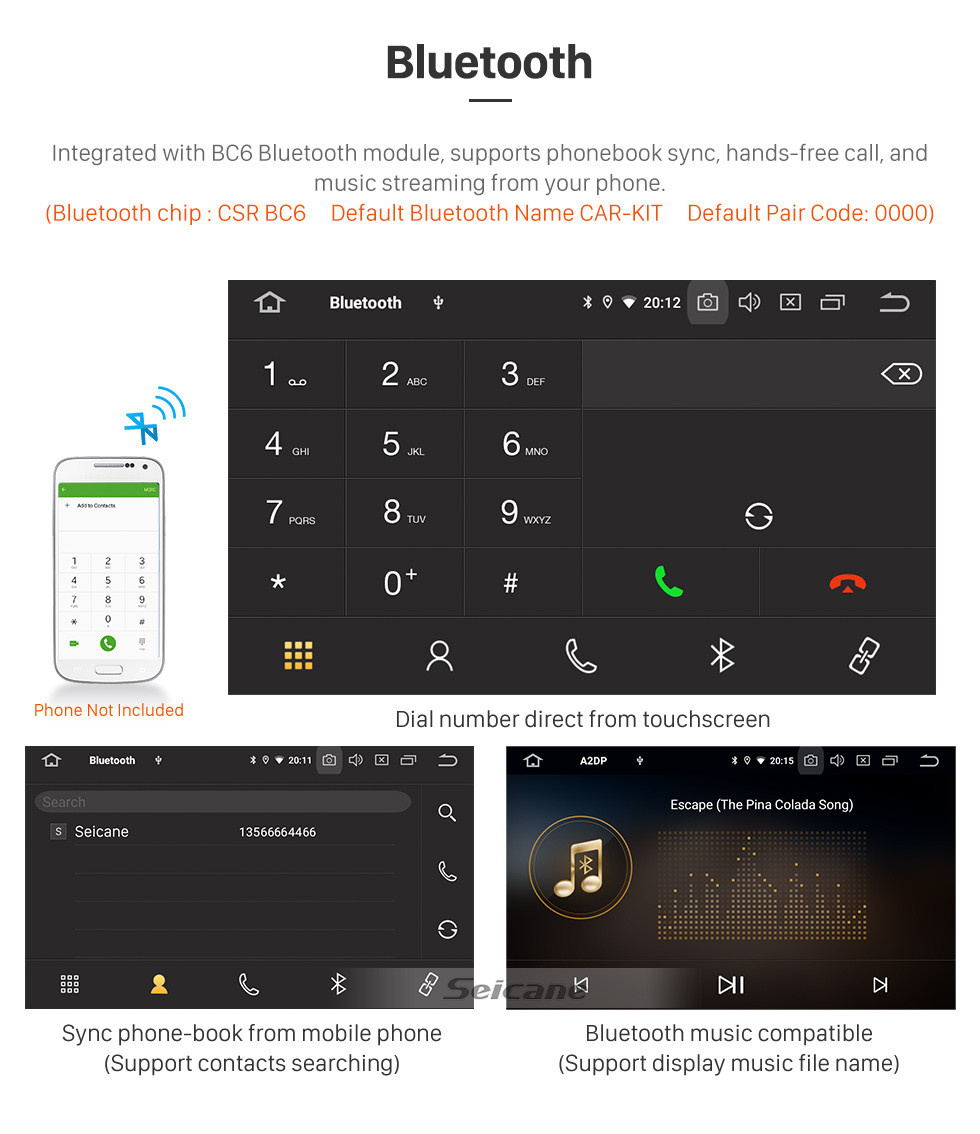 Seicane Android 11.0 Para 2017 2018 2019 2020 MG-ZS Radio 10.1 polegadas Sistema de Navegação GPS Bluetooth AUX HD Touchscreen Suporte de jogo SWC