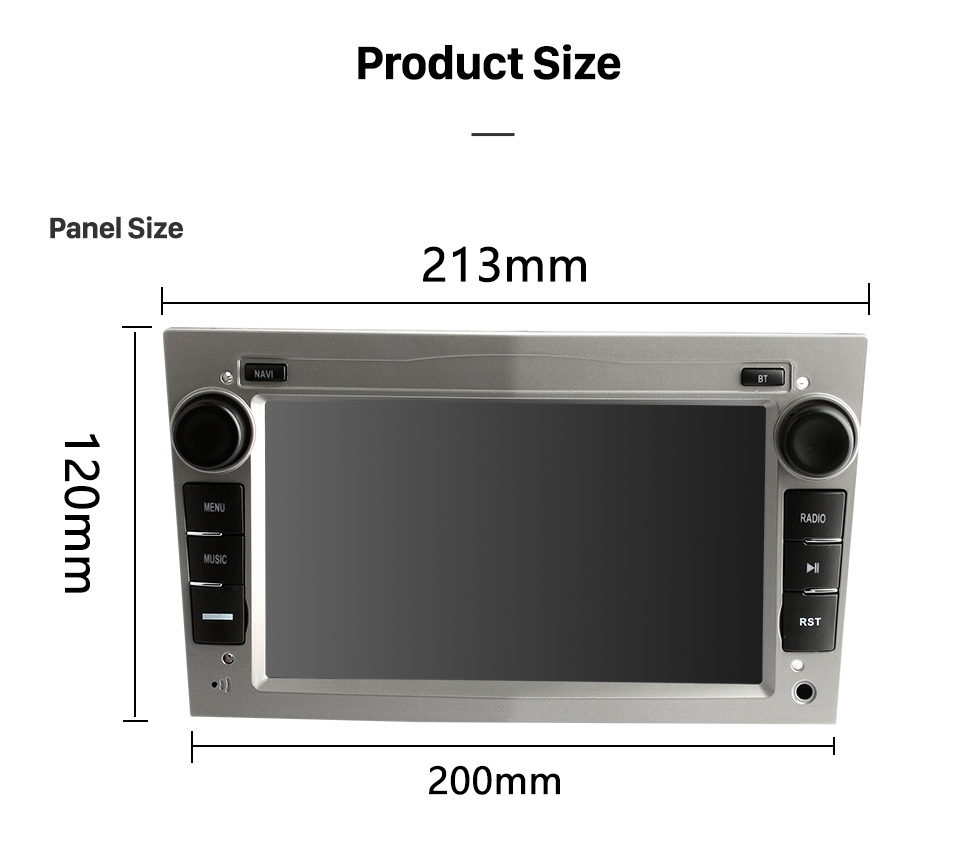 Seicane Android 12.0 for 2006-2011 OPEL Corsa HD Touch Screen Radio Head Unit with GPS Navigation Audio system Bluetooth Music USB WIFI 1080P Video Digital TV