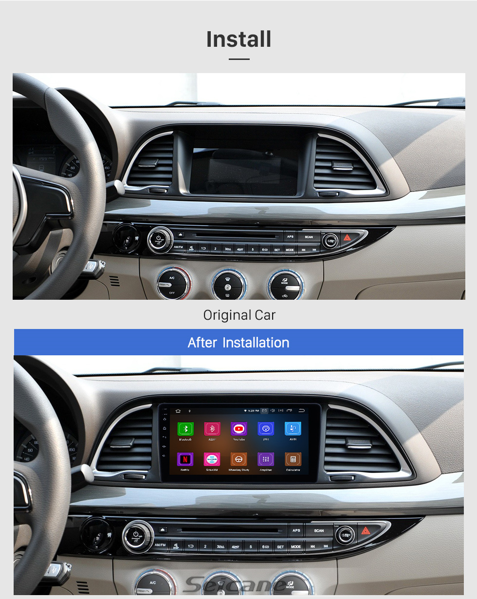 Seicane OEM Android 11.0 pour Trumpchi GA6 Radio avec Bluetooth 9 pouces HD écran tactile système de navigation GPS Carplay support DSP