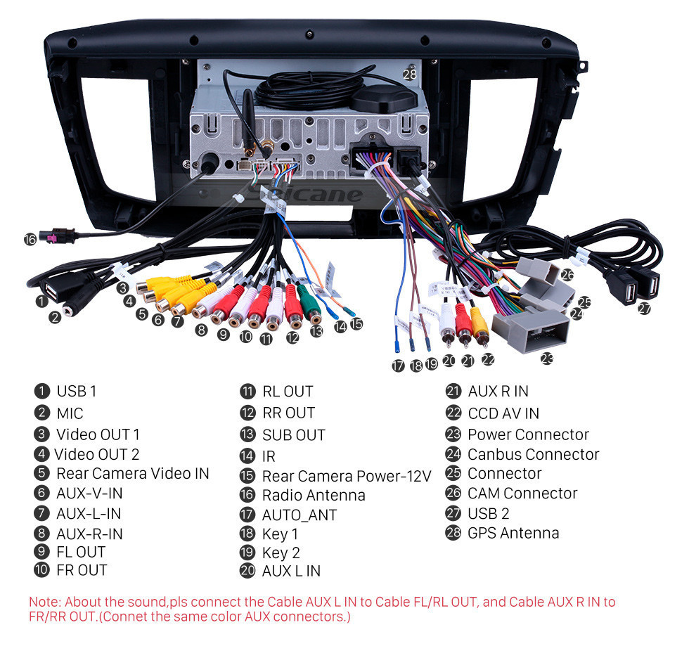 10.1 inch Android 13.0 Radio for 2013 Honda Accord 9 Low Version