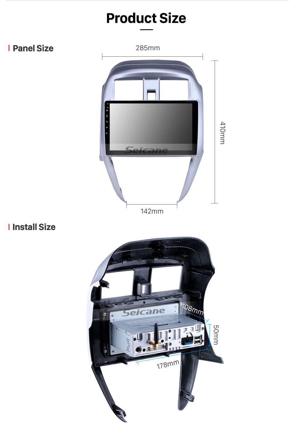 Seicane Android 11.0 Navegación GPS Estéreo con pantalla táctil de 10.1 pulgadas HD para 2015 2016 Nissan Old Sunny Bluetooth FM WIFI Control del volante USB Soporte USB Carplay AUX DVR OBD2