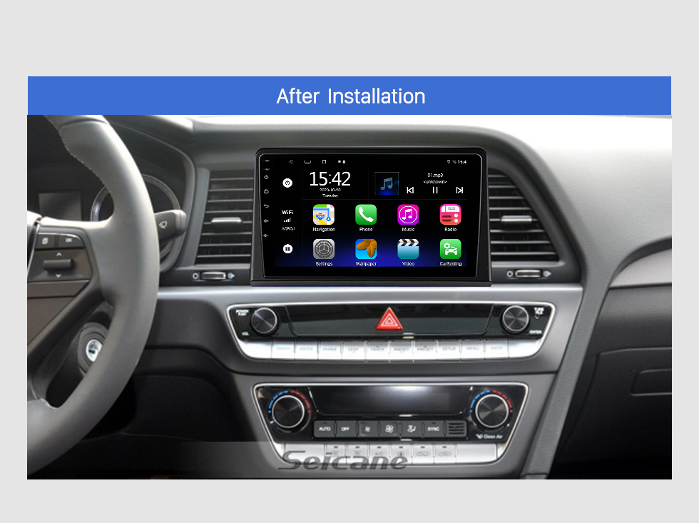 Seicane 9 Zoll Android 10.0 Radio für 2015-2019 Opel Corsa/2013-2016 Opel Adam Bluetooth Wifi HD Touchscreen GPS Navigation Carplay USB Unterstützung TPMS