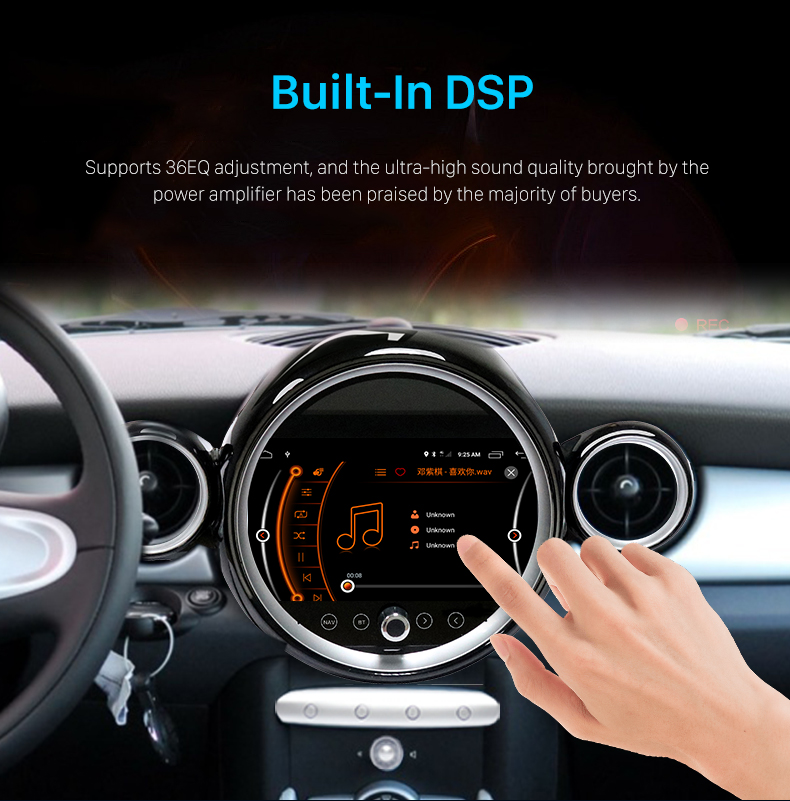 Seicane Bluetooth Touchscreen for 2007-2010 BMW MINI Cooper R56 R55 R57 R58 R60 R61 Radio GPS Navigation System with Carplay DSP 4G Support Rear View Camera DVR