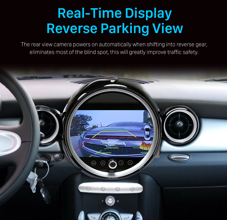 Seicane Сенсорный экран Bluetooth для BMW MINI Cooper R56 R55 R57 R58 R60 R61 2007-2010 гг. Радио GPS-навигационная система с поддержкой Carplay DSP 4G Камера заднего вида DVR