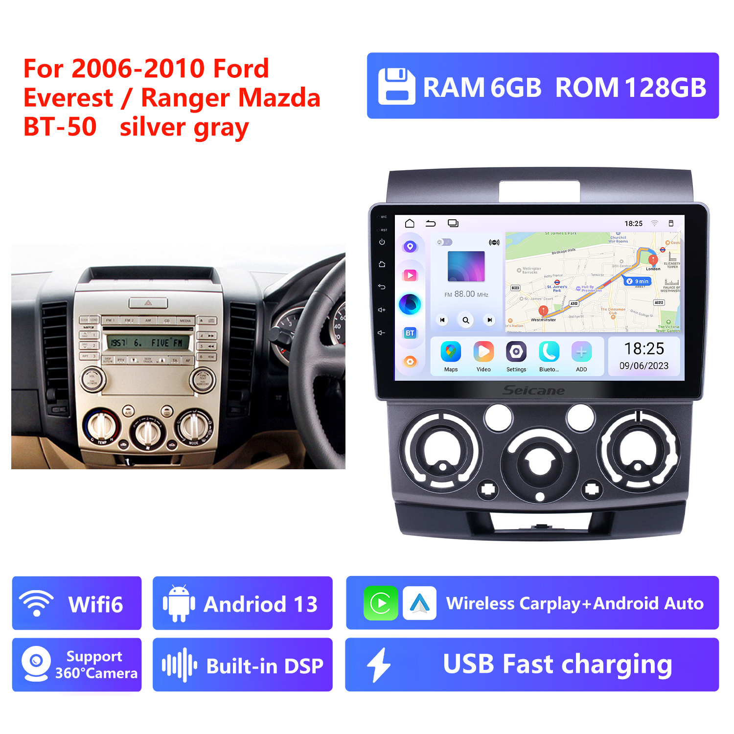 Silver Grey, RAM 6G,ROM 128G