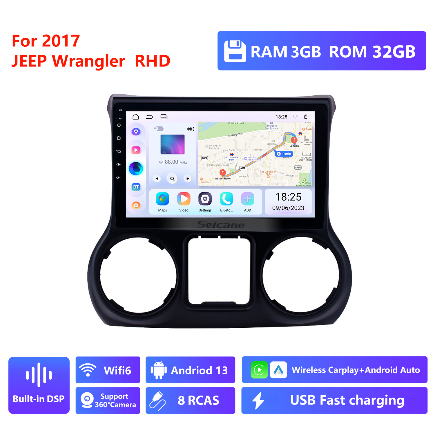 RAM 3G,ROM 32G,2017,RHD